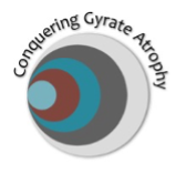 Conquering Gyrate Atrophy logo